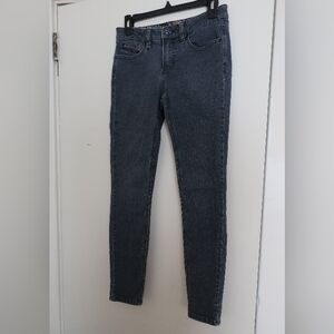 Organic cotton gray low rise skinny jeans size 4